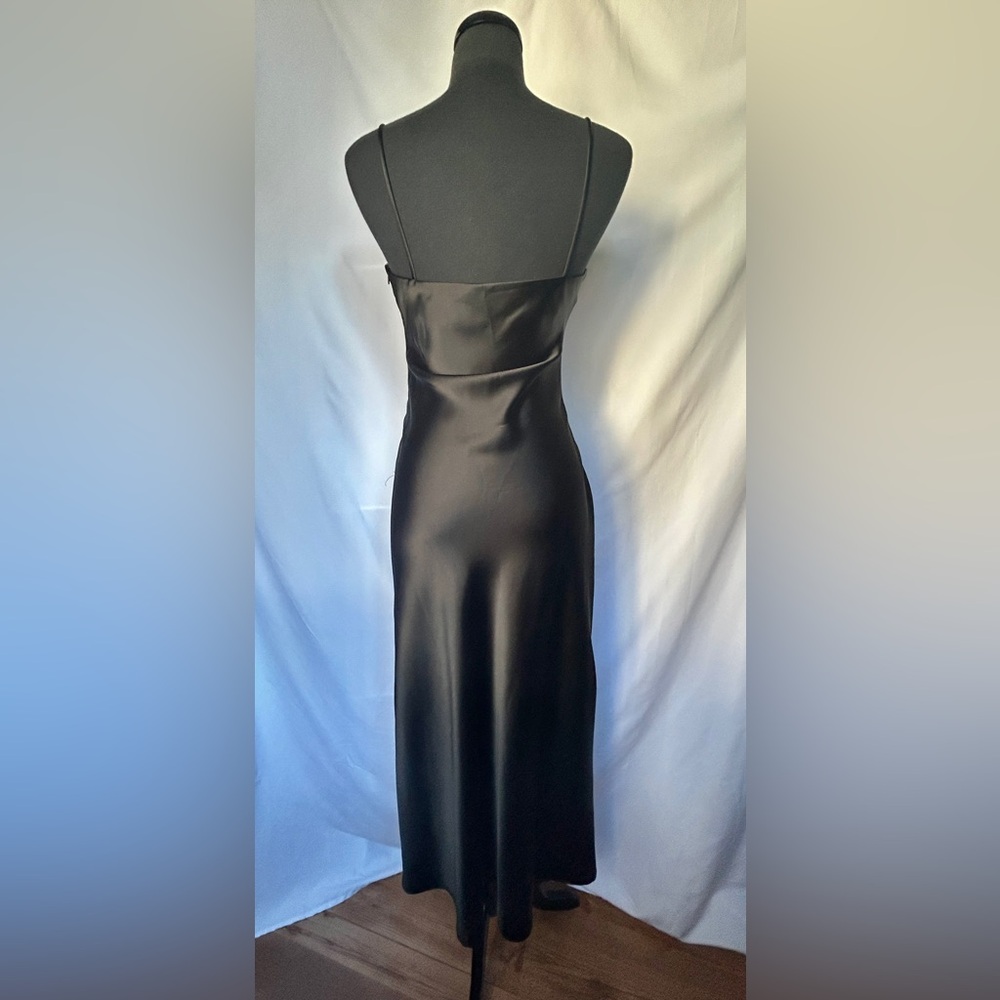 Zara Satin Effect Midi Dress - Picture 2 of 4